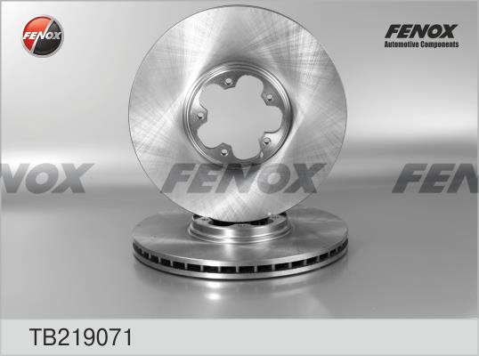Fenox TB219071 Front brake disc ventilated TB219071