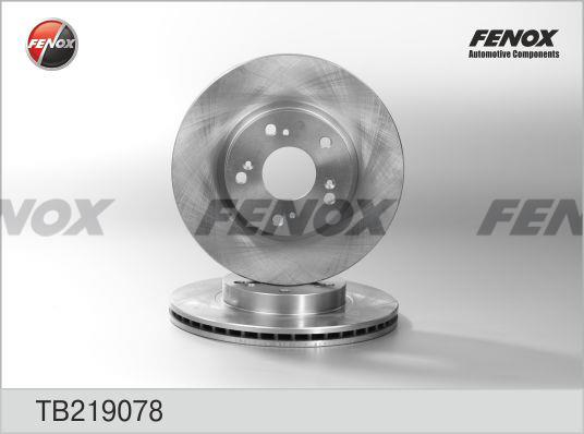 Fenox TB219078 Front brake disc ventilated TB219078