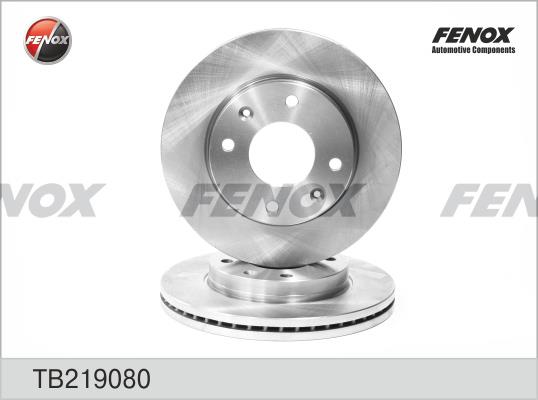 Fenox TB219080 Front brake disc ventilated TB219080