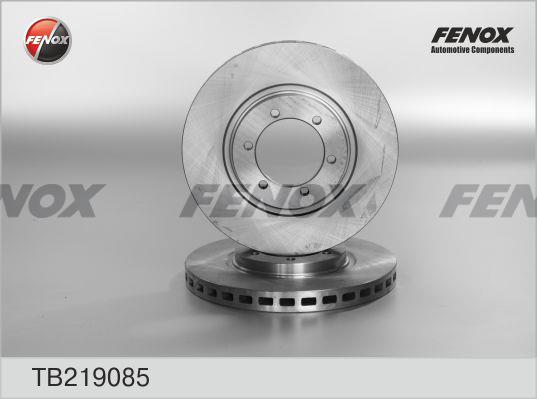 Fenox TB219085 Front brake disc ventilated TB219085