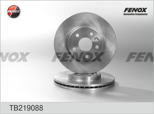 Fenox TB219088 Front brake disc ventilated TB219088