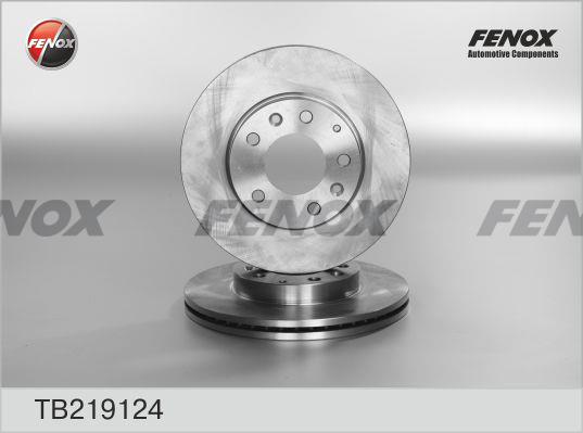 Fenox TB219124 Front brake disc ventilated TB219124