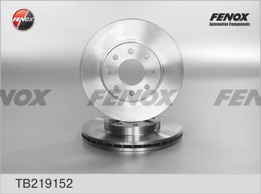 Fenox TB219152 Front brake disc ventilated TB219152