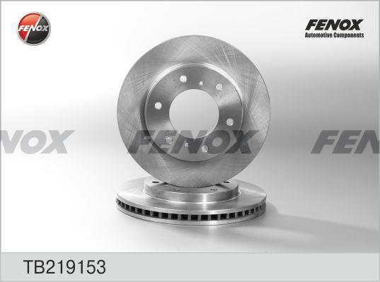 Fenox TB219153 Front brake disc ventilated TB219153