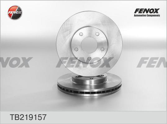 Fenox TB219157 Front brake disc ventilated TB219157
