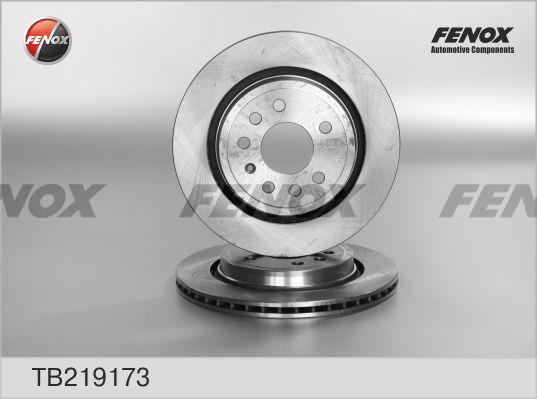 Fenox TB219173 Rear ventilated brake disc TB219173