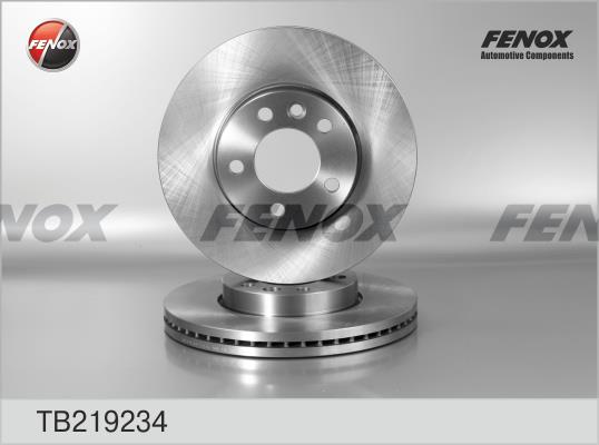 Fenox TB219234 Front brake disc ventilated TB219234