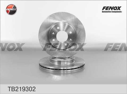 Fenox TB219302 Front brake disc ventilated TB219302