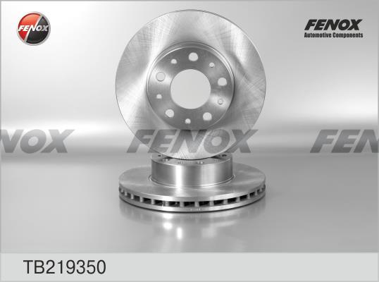 Fenox TB219350 Front brake disc ventilated TB219350