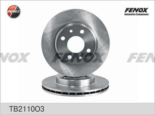 Fenox TB2110O3 Front brake disc ventilated TB2110O3