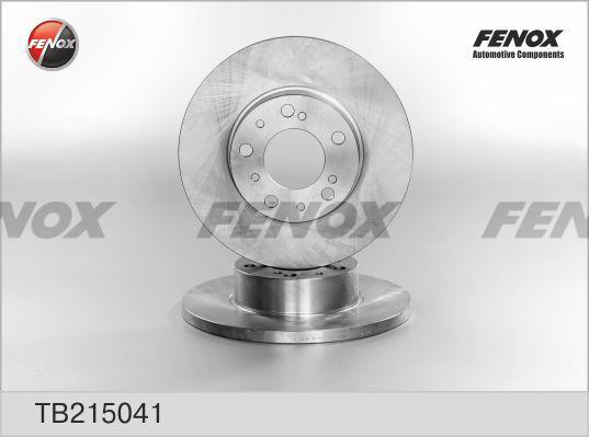Fenox TB215041 Unventilated front brake disc TB215041
