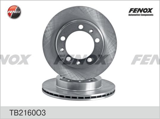 Fenox TB2160O3 Front brake disc ventilated TB2160O3