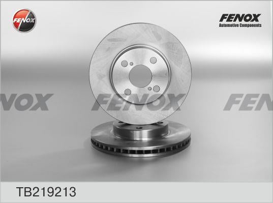 Fenox TB219213 Front brake disc ventilated TB219213