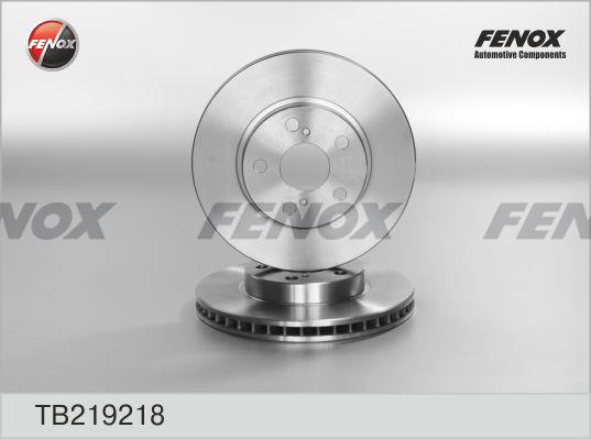 Fenox TB219218 Front brake disc ventilated TB219218