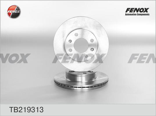 Fenox TB219313 Front brake disc ventilated TB219313
