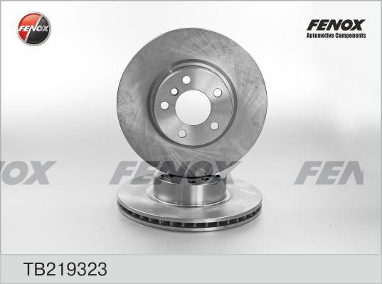 Fenox TB219323 Front brake disc ventilated TB219323