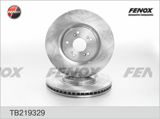 Fenox TB219329 Front brake disc ventilated TB219329
