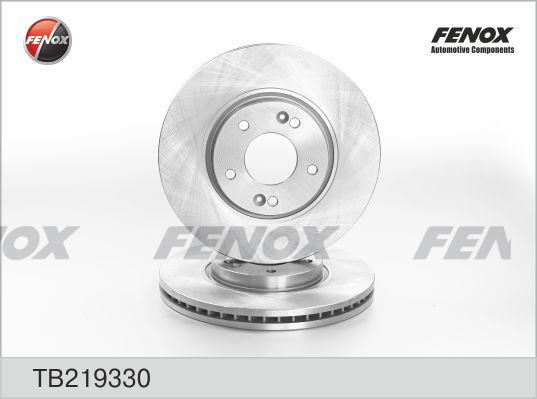 Fenox TB219330 Front brake disc ventilated TB219330
