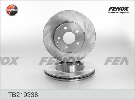 Fenox TB219338 Front brake disc ventilated TB219338