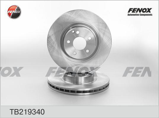 Fenox TB219340 Front brake disc ventilated TB219340