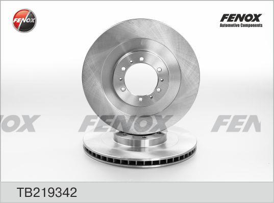 Fenox TB219342 Front brake disc ventilated TB219342