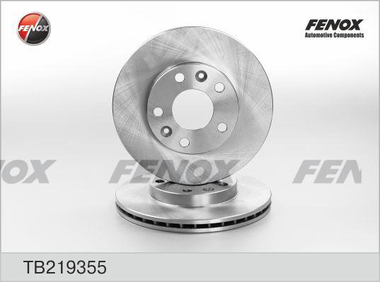 Fenox TB219355 Front brake disc ventilated TB219355