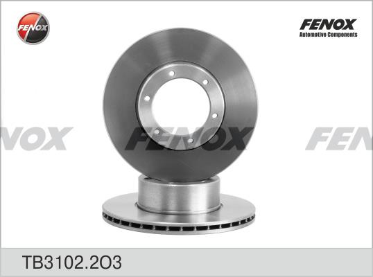 Fenox TB3102.2O3 Front brake disc ventilated TB31022O3