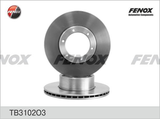 Fenox TB3102O3 Front brake disc ventilated TB3102O3