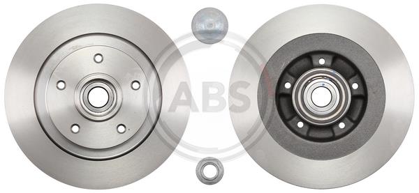 ABS 18171C Rear brake disc, non-ventilated 18171C