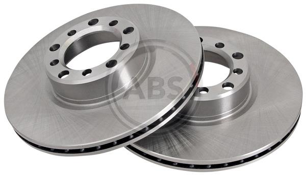 Front brake disc ventilated ABS 15781