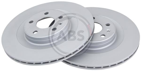 ABS 18567 Rear ventilated brake disc 18567