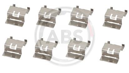 ABS 1877Q Mounting kit brake pads 1877Q