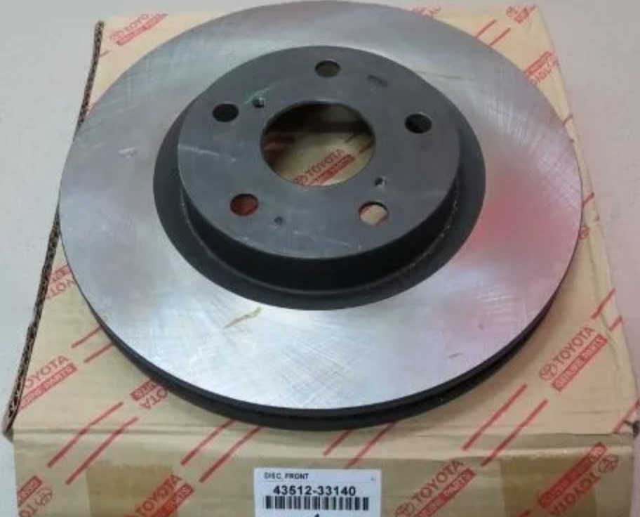 Toyota 43512-33140 Front brake disc ventilated 4351233140