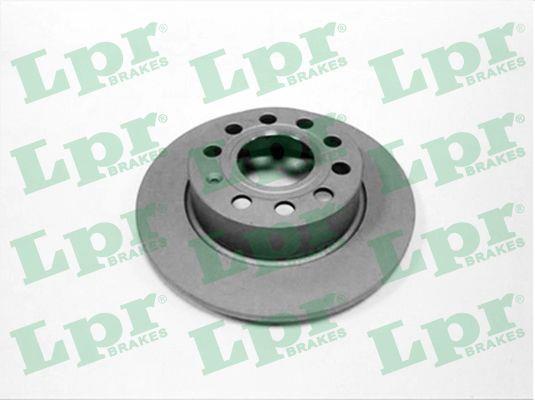 LPR A1003PR Rear brake disc, non-ventilated A1003PR