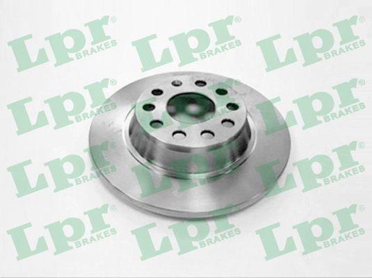 LPR A1005P Rear brake disc, non-ventilated A1005P