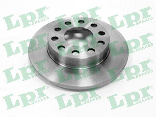 LPR A1007P Rear brake disc, non-ventilated A1007P