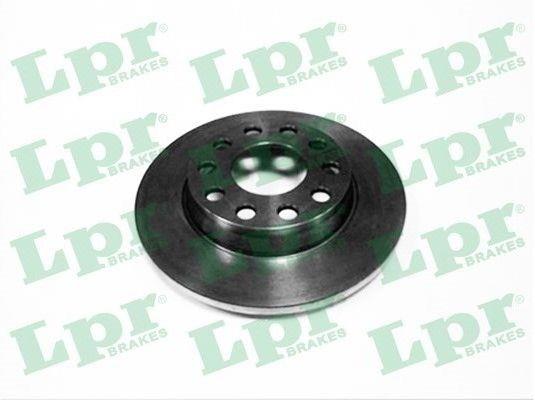 LPR A1013P Rear brake disc, non-ventilated A1013P