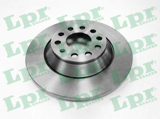 LPR A1015P Rear brake disc, non-ventilated A1015P