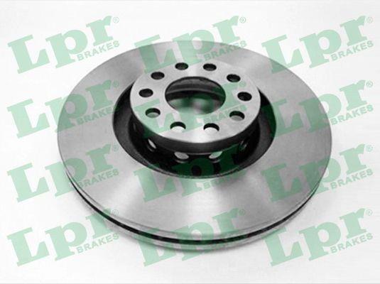 LPR A1018V Front brake disc ventilated A1018V