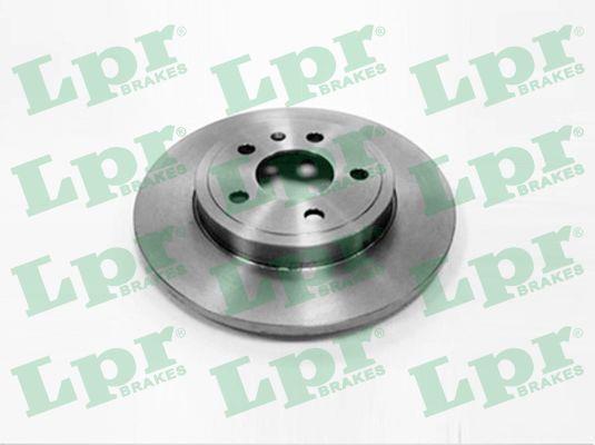 LPR A1029P Rear brake disc, non-ventilated A1029P