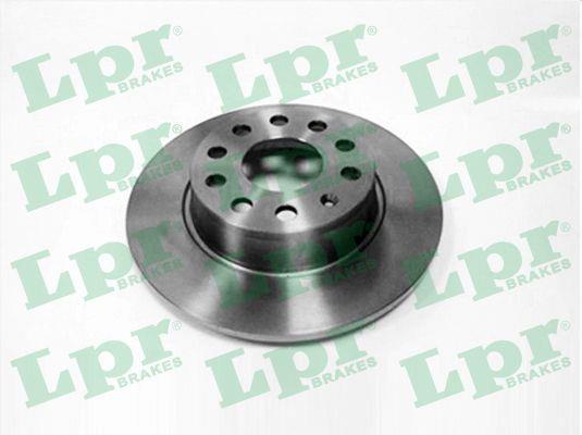 LPR A1038P Rear brake disc, non-ventilated A1038P