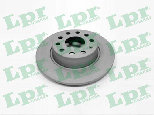 LPR A1038PR Rear brake disc, non-ventilated A1038PR