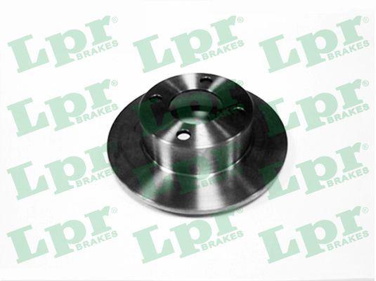 LPR A1101P Rear brake disc, non-ventilated A1101P