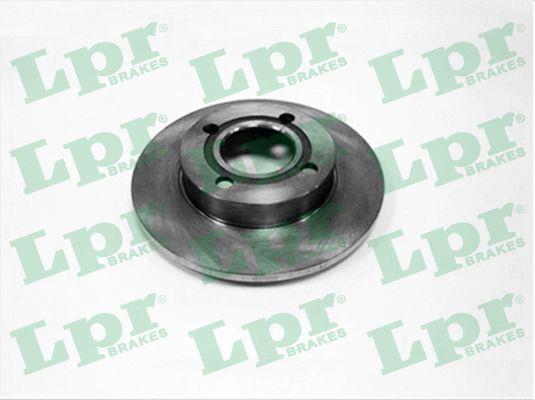 LPR A1141P Rear brake disc, non-ventilated A1141P