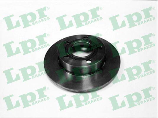 LPR A1351P Rear brake disc, non-ventilated A1351P
