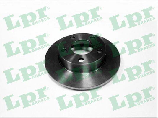 LPR A1501P Rear brake disc, non-ventilated A1501P