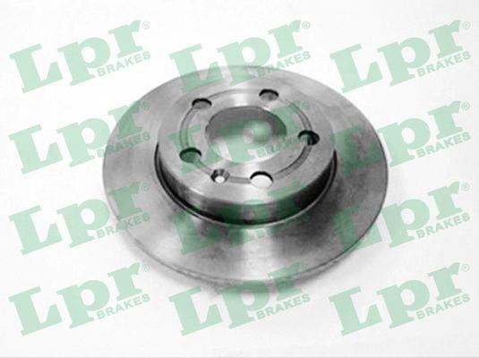 LPR A1592P Rear brake disc, non-ventilated A1592P