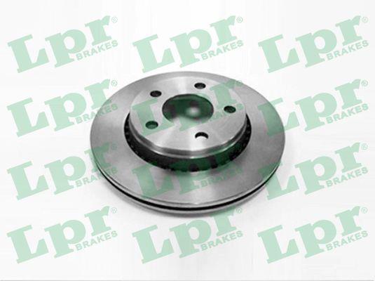 LPR A1596V Rear ventilated brake disc A1596V
