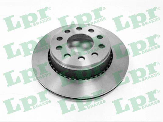 LPR A1597V Rear ventilated brake disc A1597V