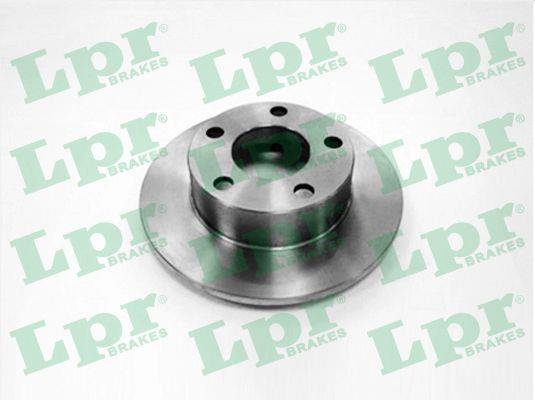 LPR A1600P Rear brake disc, non-ventilated A1600P